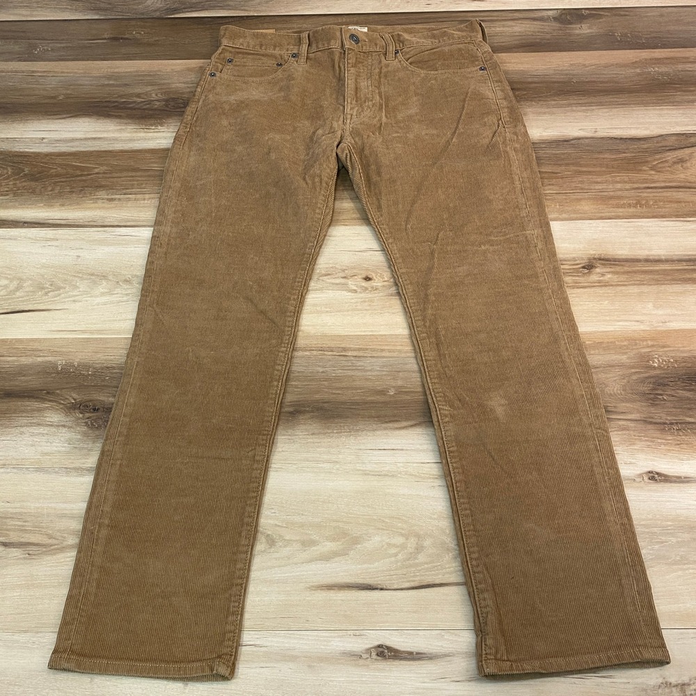 J.Crew 484 Slim Fit Stretch Corduroy Pants Koa Brown 31x30 G7128 Mens New